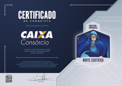 Caixa Consórcio - Hacker Rangers White Certified