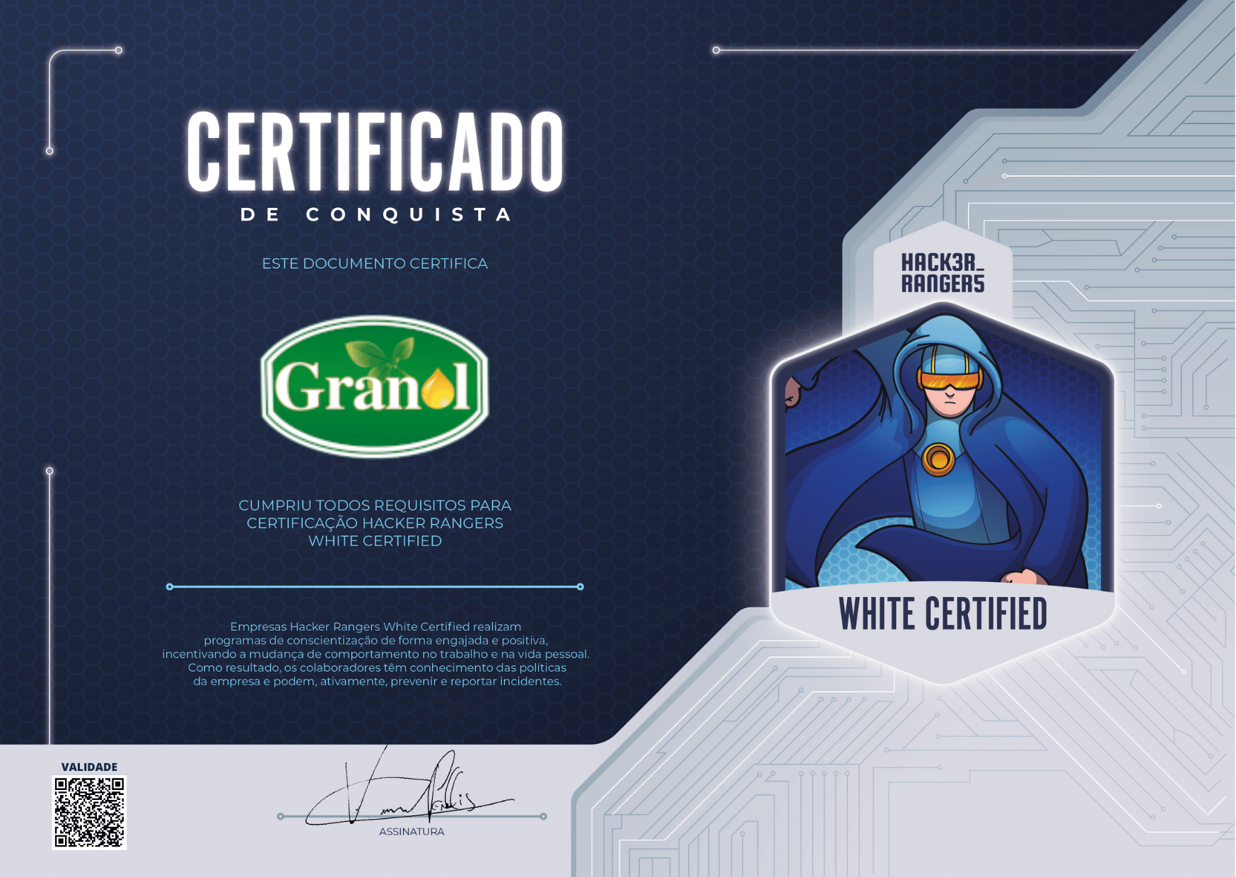 Granol - Hacker Rangers White Certified