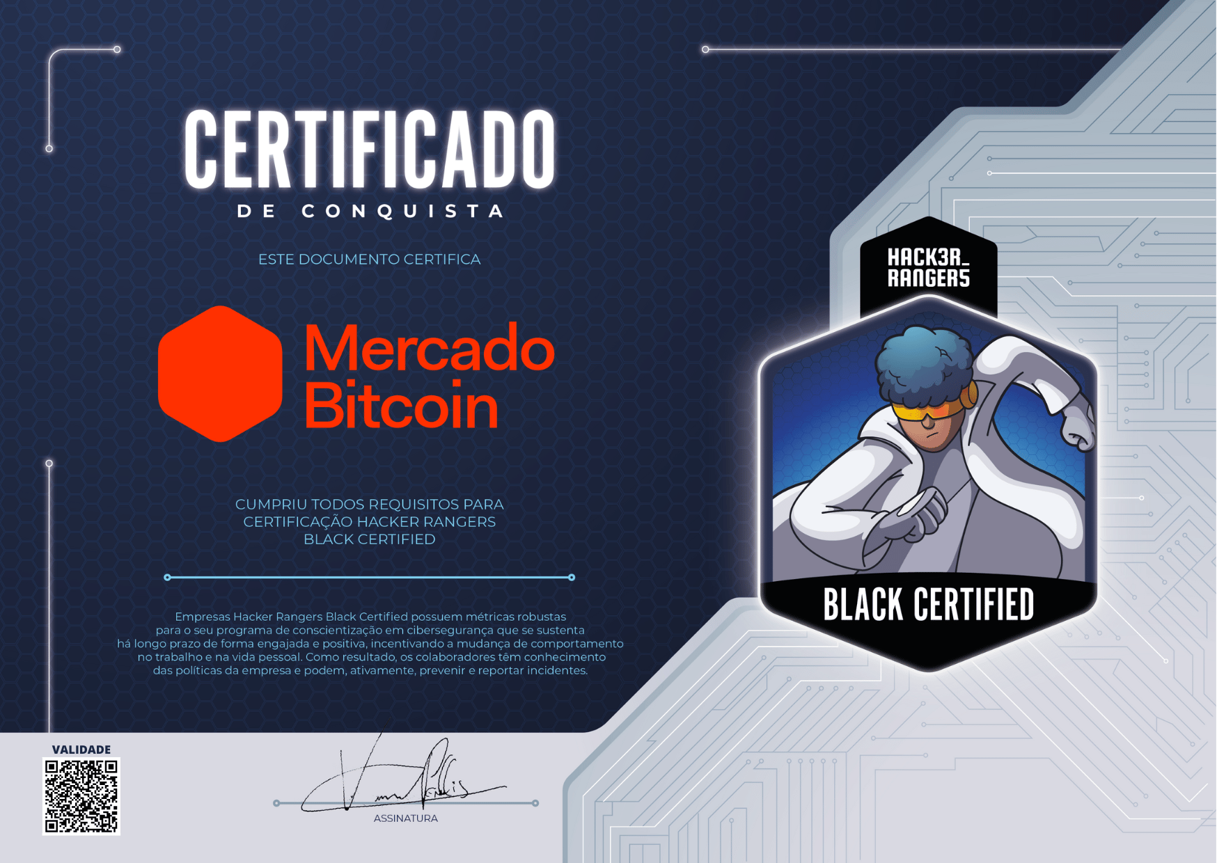 Mercado Bitcoin - Hacker Rangers Black Certified