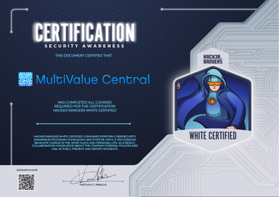 Multivalue Central - Hacker Rangers White Certified