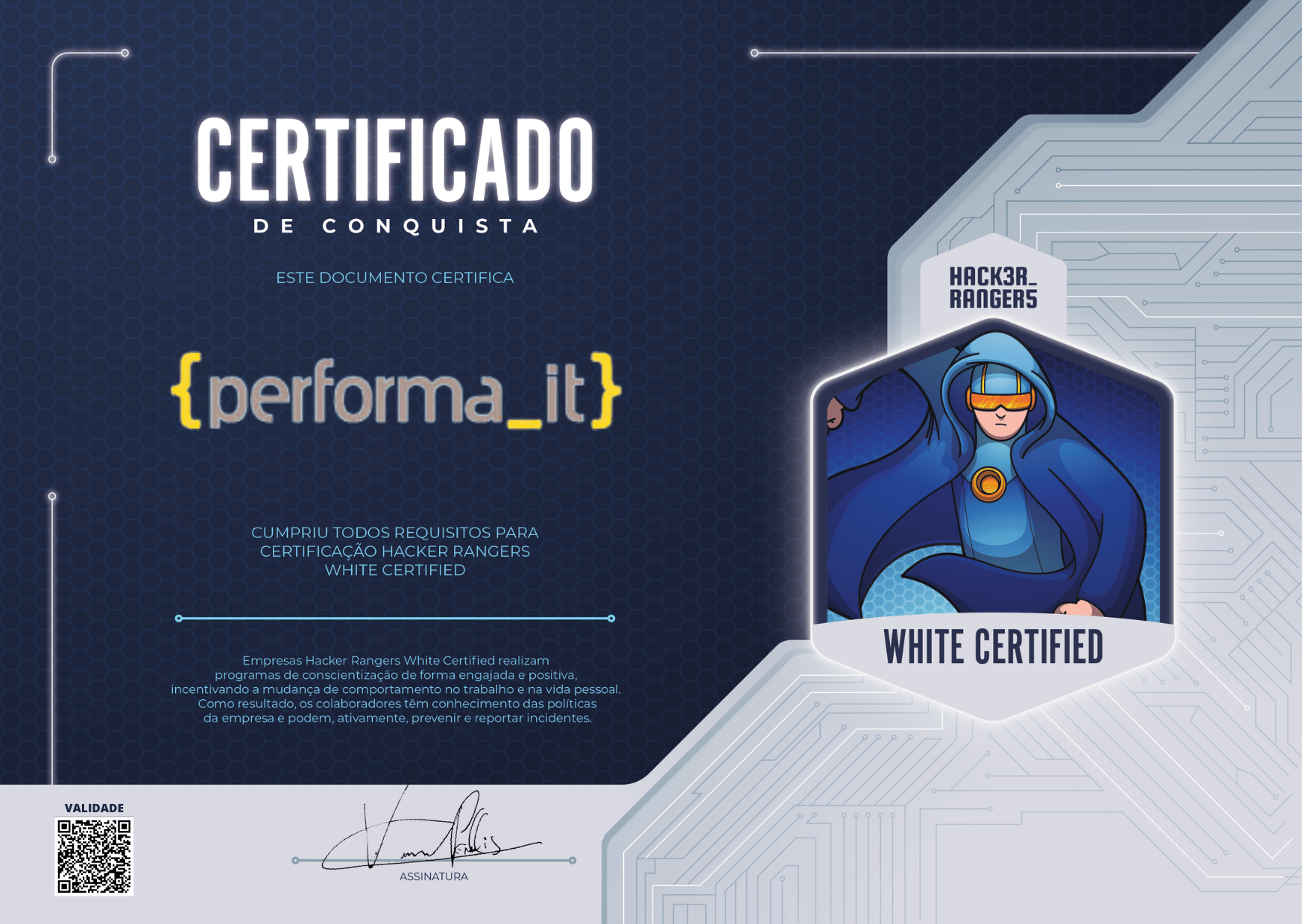 Performa IT - Hacker Rangers White Certified