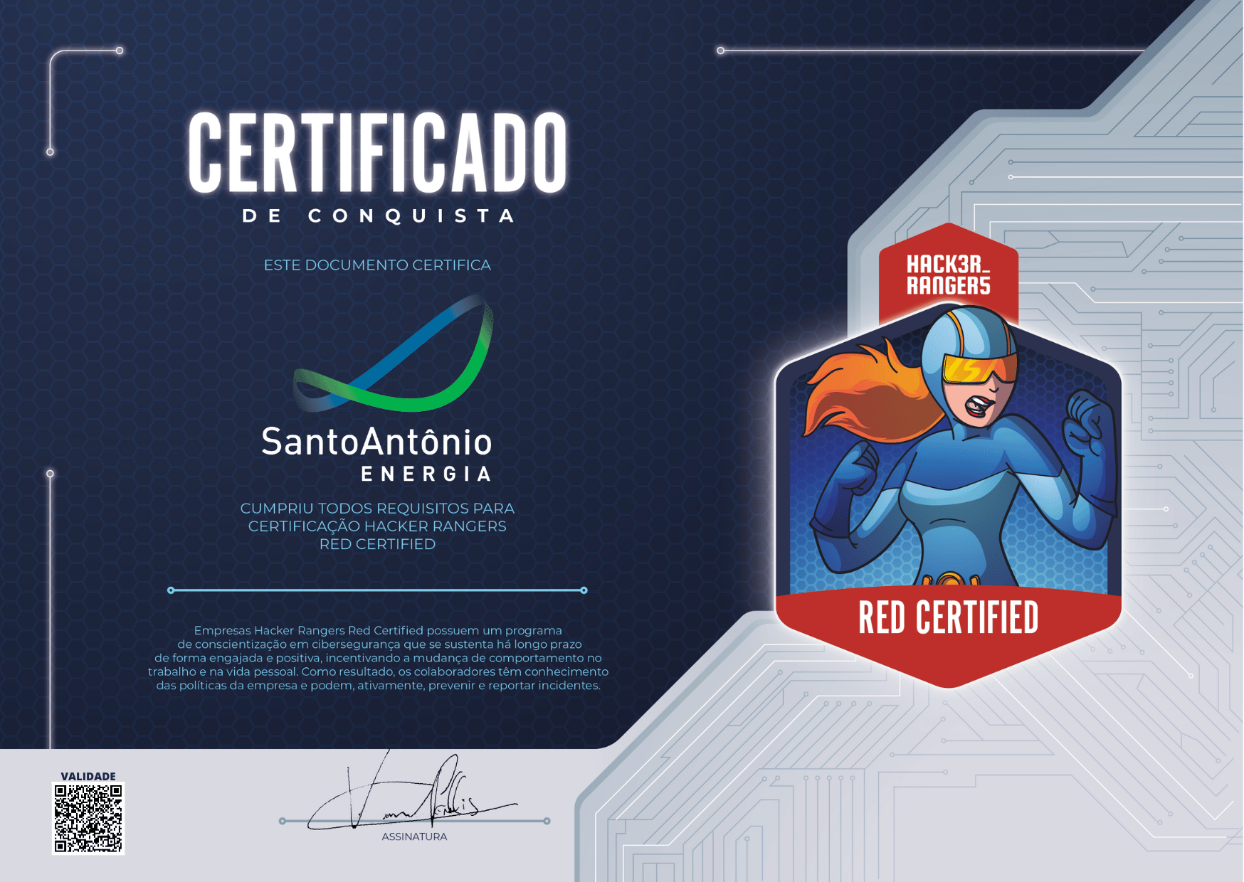 Santo Antônio Energia - Hacker Rangers Red Certified