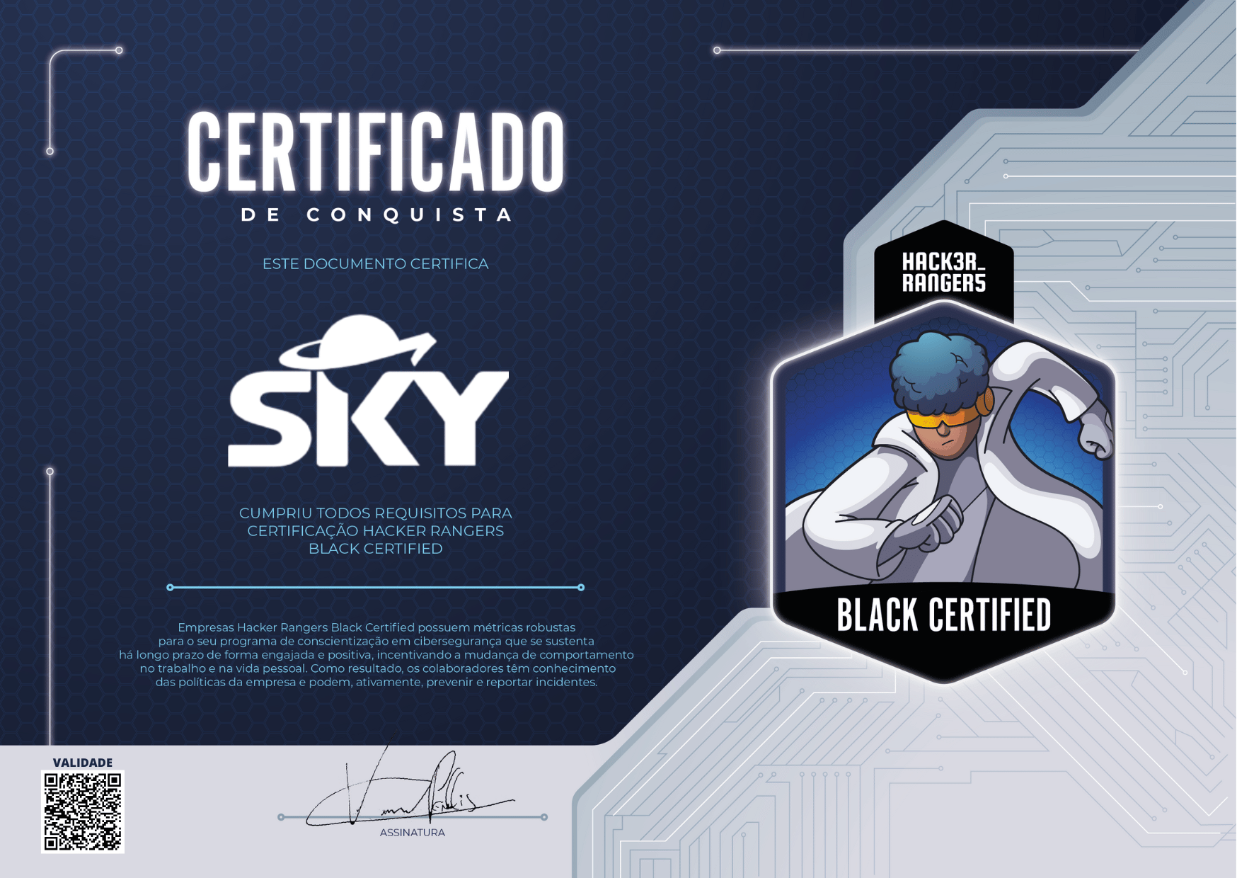 Sky Informática - Hacker Rangers Black Certified