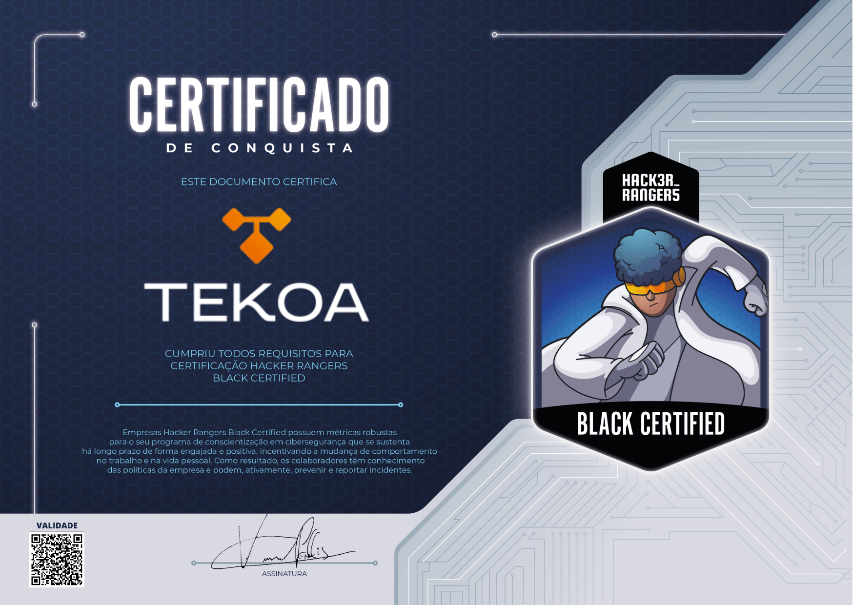 Tekoa - Hacker Rangers Black Certified